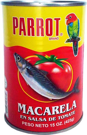 can of Mackerel in Tomato Sauce 15 oz. (New York)